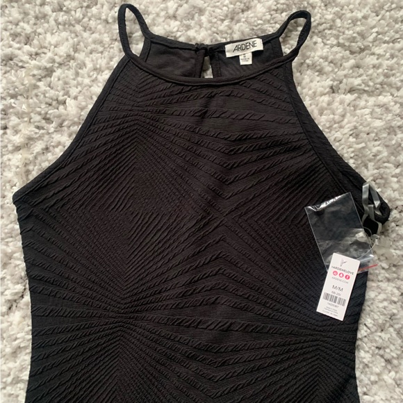 Ardene Black Midi Bodycon Dress Size M - Picture 4 of 6